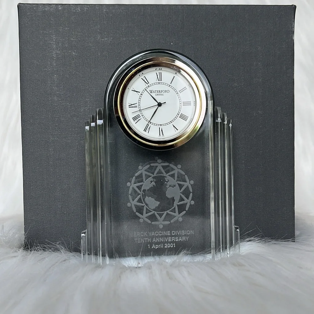 Waterford Crystal Time Piece Art Deco Clock